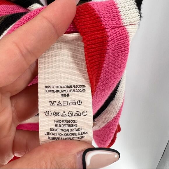 Free People Falling For You Stripped Rubbed Dress Size Medium - Picture 4 of 7